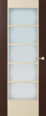 Межкомнатные шкафы ламинированные. Сити Ваниль Венге (стекло)